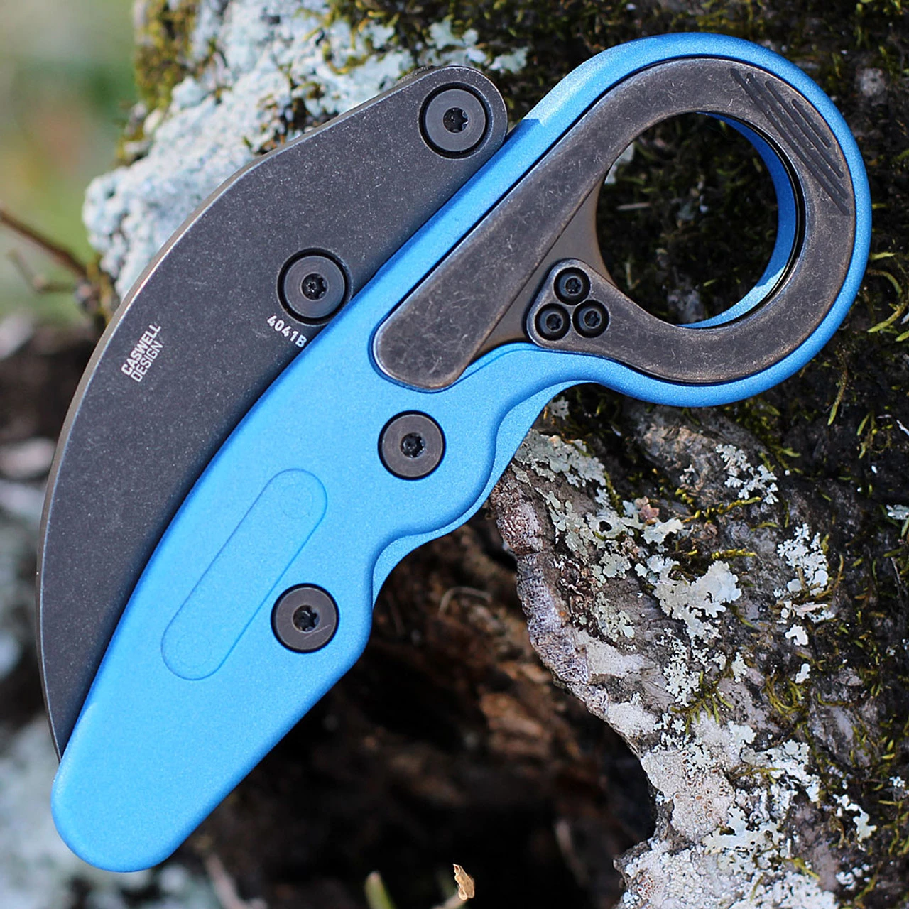 CRKT Provoke Karambit - Blue Grivory (2.4" 4116 Blk) 4041B 6 CRKT Provoke Karambit - Blue Grivory (2.4" 4116 Blk) 4041B - Image 4
