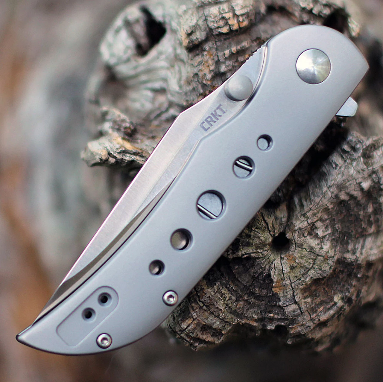 CRKT Oxcart Assisted Flipper - Gray (3.05" AUS-8 Satin SS) 6135 5 CRKT Oxcart Assisted Flipper - Gray (3.05" AUS-8 Satin SS) 6135 - Image 3