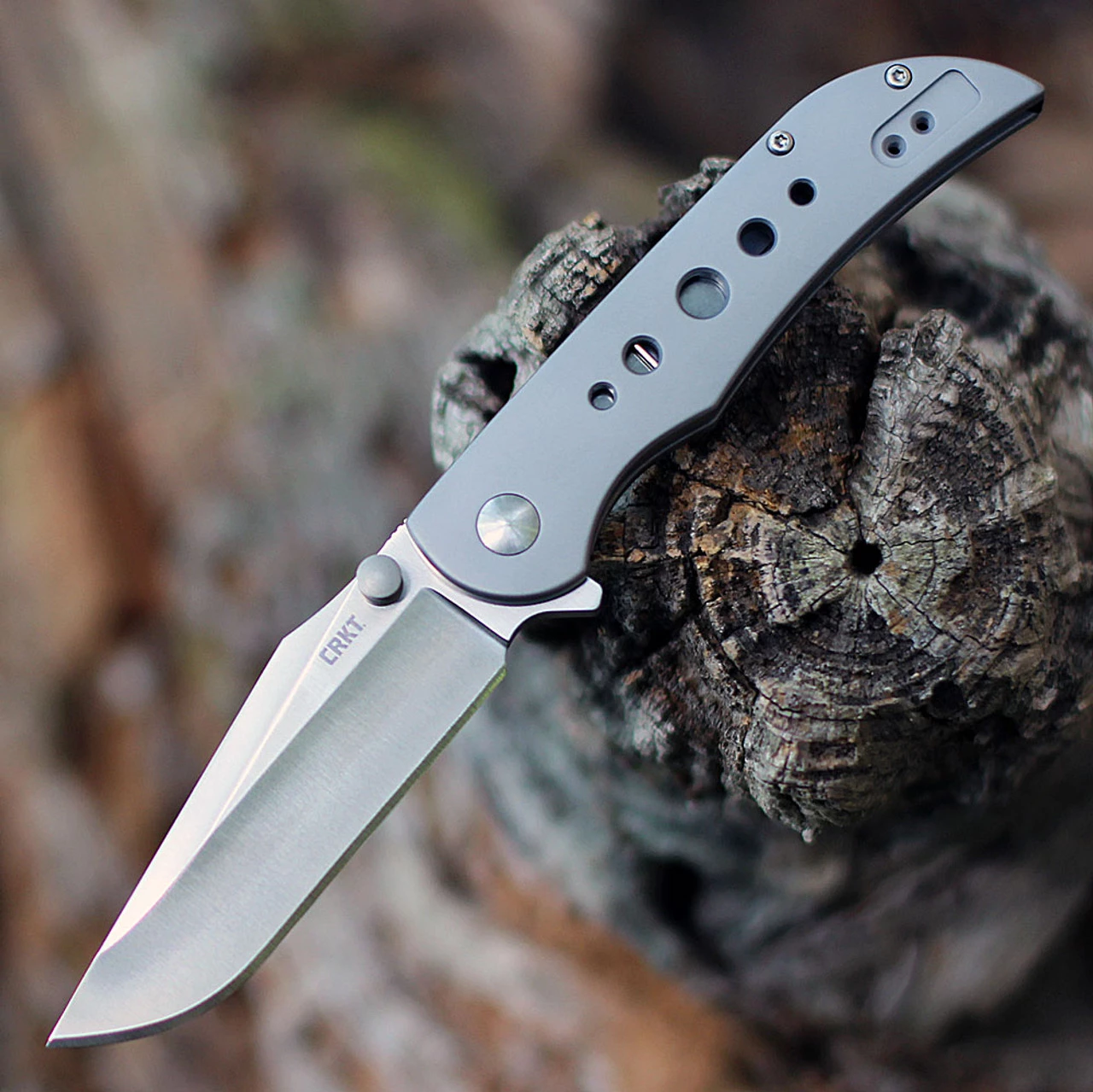 CRKT Oxcart Assisted Flipper - Gray (3.05" AUS-8 Satin SS) 6135 3 CRKT Oxcart Assisted Flipper - Gray (3.05" AUS-8 Satin SS) 6135