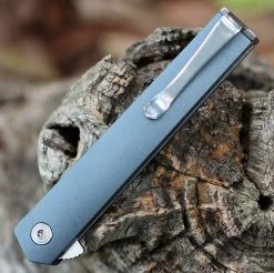 CRKT CEO Compact Flipper - Blue GRN (2.6" SS Two-Toned) 7095 -Knives Sales CR7095.3 22354.1651763690