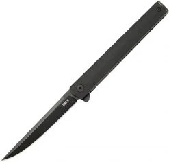 CRKT CEO Flipper Blackout - Black GRN (3.35" AUS-8 Blk) 7097K