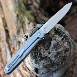 CRKT Facet Spring Assist - Gray Stainless (3.4" D2 Satin) K230XXP -Knives Sales CRK230XXP 70140.1647270816