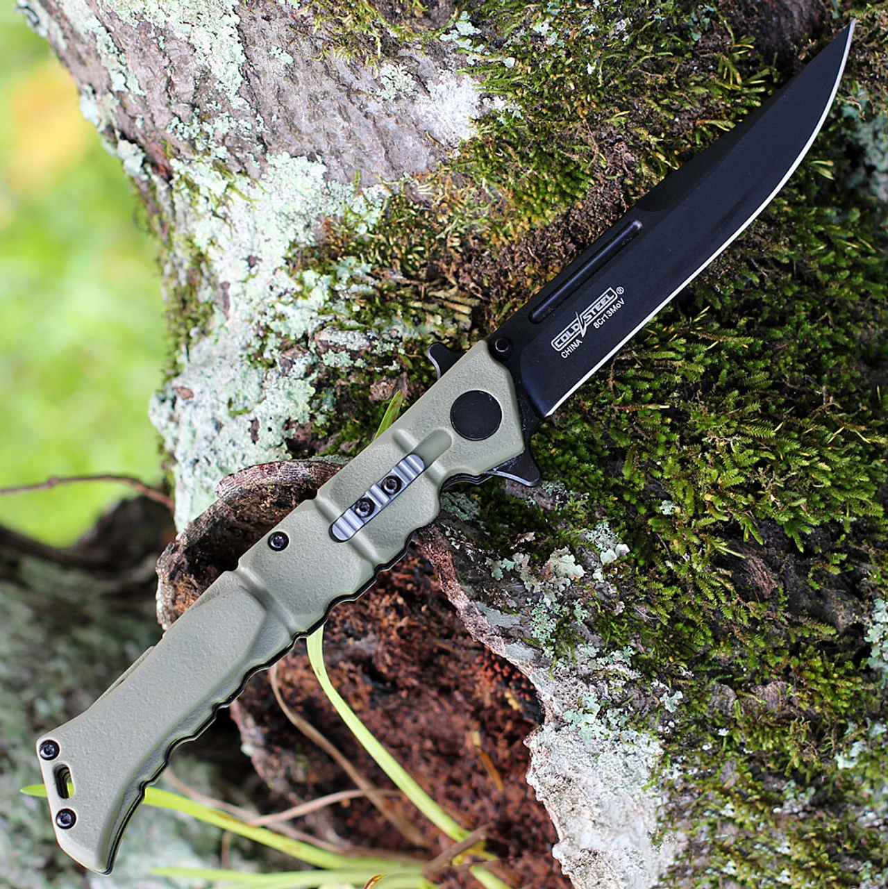 Cold Steel Med Luzon - OD GFN (4" 8Cr13MoV) CS20NQLODBK 4 Cold Steel Med Luzon - OD GFN (4" 8Cr13MoV) CS20NQLODBK - Image 2