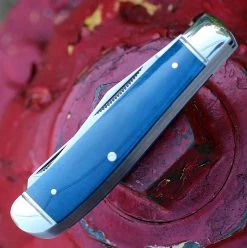 Cold Steel Mini Trapper - Blue Bone (8Cr13MoV SS) CS-FL-MTRPR-B -Knives Sales CSFLMTRPRB.4 83379.1658765808