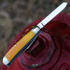 Cold Steel Mini Trapper - Yellow Bone (8Cr13MoV SS) CS-FL-MTRPR-Y -Knives Sales CSFLMTRPRY.1 19926.1658766771