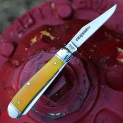 Cold Steel Mini Trapper - Yellow Bone (8Cr13MoV SS) CS-FL-MTRPR-Y