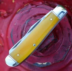 Cold Steel Mini Trapper - Yellow Bone (8Cr13MoV SS) CS-FL-MTRPR-Y -Knives Sales CSFLMTRPRY.5 81917.1658766771