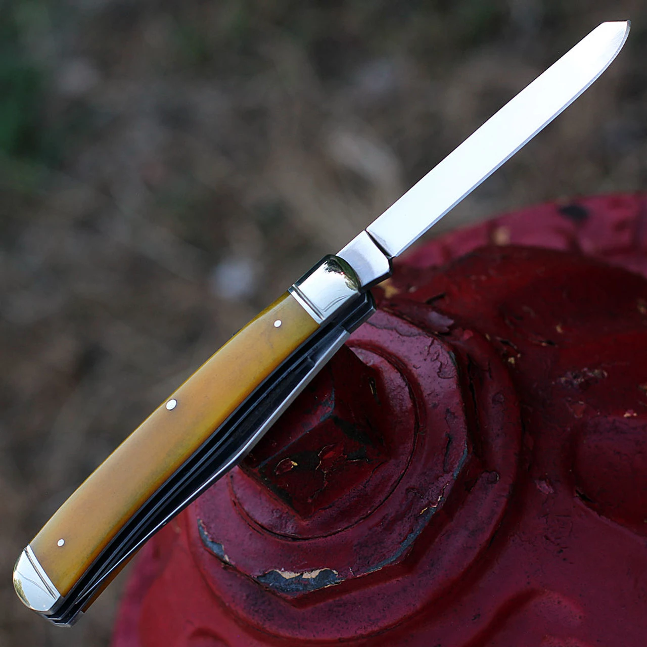 Cold Steel Trapper - Yellow Bone (8Cr13MoV SS) CS-FL-TRPR-Y 5 Cold Steel Trapper - Yellow Bone (8Cr13MoV SS) CS-FL-TRPR-Y - Image 3