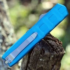 CobraTec Enforcer OTF Automatic - Blue Alum. (3.25" M390 Satin) CTEBLUM390DNS -Knives Sales CTEBLUM390DNS.3 99941.1641394643