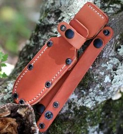 Bark River Knives Chute Knife 07152MNC, 4.25" CPM-154 Drop Point Plain Blade, Natural Canvas Handle -Knives Sales Chute Sheath 72116.1599056039.1280.1280 43557.1599056410