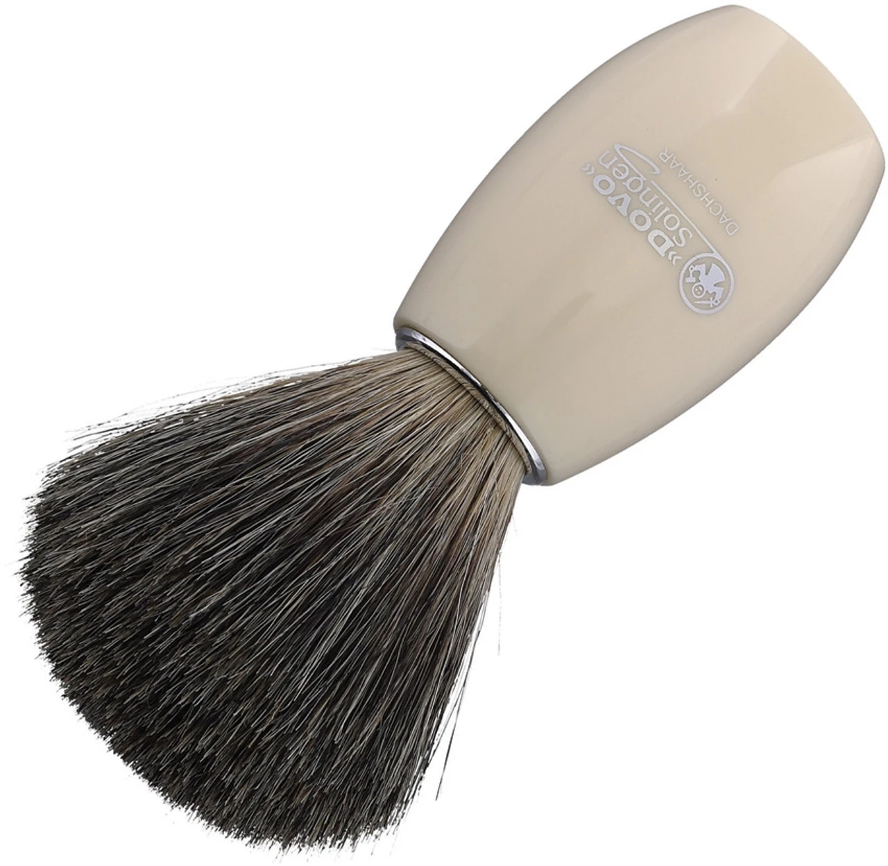 Dovo Shaving Brush - Ivory Acrylic (5.25" Badger Hair Bristles) 33001311 3 Dovo Shaving Brush - Ivory Acrylic (5.25" Badger Hair Bristles) 33001311