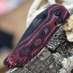 Doug Ritter MINI-RSK® MK1-G2 Knifeworks Exclusive G-Mascus® Red G-10/Black Blade - Sprint Run -Knives Sales DR54121.5 72627.1648669470