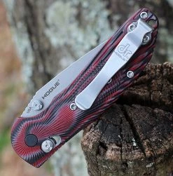 Doug Ritter Mini-RSK® MK1-G2 Knifeworks Exclusive - G-Mascus® Red G-10/Stonewashed -Knives Sales DR54191.1 04380.1612557428