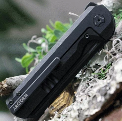 Arcform Darcform Slimfoot Folding -Blk Ti / CF (3.5" Blk M390 Sheepsfoot) ARC-007 -Knives Sales Darcform Slimfoot.1 13563.1621364121