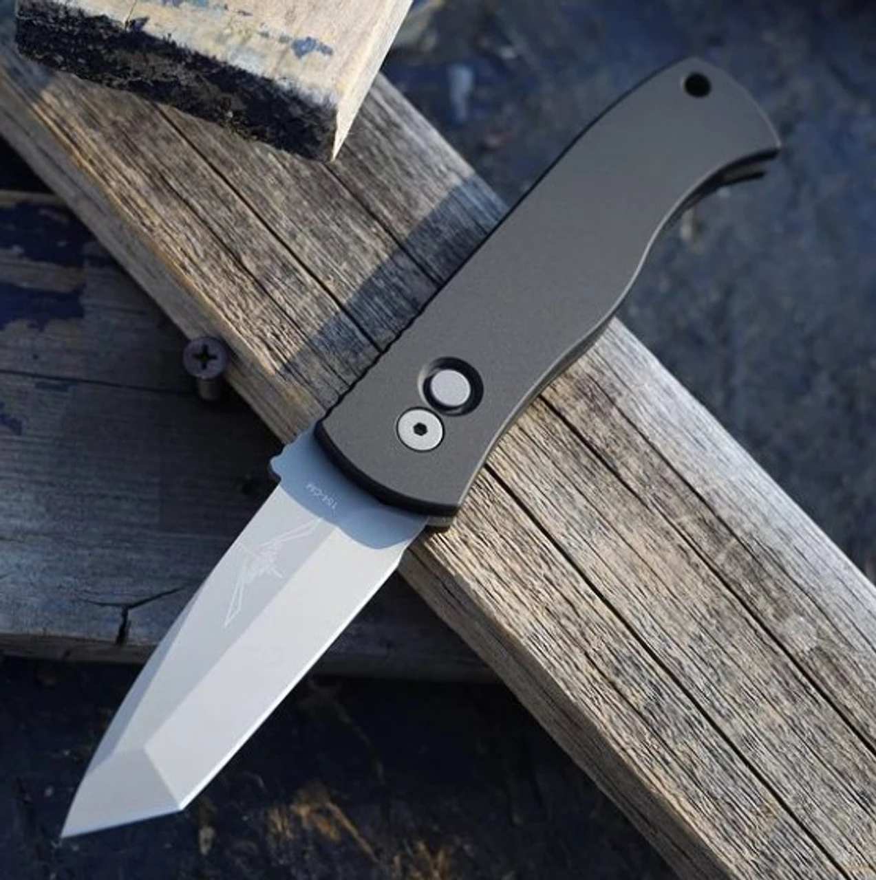 Pro-Tech Emerson CQC-7 Automatic Blk Alum (3.25" Blasted Tanto) E7T01 6 Pro-Tech Emerson CQC-7 Automatic Blk Alum (3.25" Blasted Tanto) E7T01 - Image 4