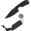 Spyderco Subway Bowie Fixed Blk FRN (2.80" LC200N Blk) FB48PBBK -Knives Sales FB48PBBK Both 32272.1660163426