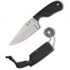Spyderco Subway Bowie Fixed Blk FRN (2.80" LC200N Satin) FB48PBK -Knives Sales FB48PBK Both 08837.1660162966