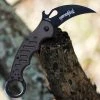 FOX Knives Folding Karambit 478BR, 3.2 in. N690Co Black blade, Dark Brown T6-6061 Aircraft Aluminum -Knives Sales FOX478BR.3 13607.1603392183