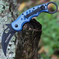 Fox Knives 479 - Blue Twill CF (3.2" N690Co Blk) 479BLT