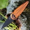 Fox Knives Saturn - Copper Aluminum (2.56" N690 Black Stonewash) FX-551 ALCOB