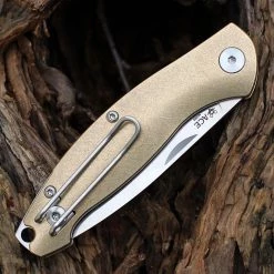 GiantMouse ACE Farley Slipjoint - Brass (2.8" M390 Satin) -Knives Sales Farley Brass.2 26282.1645648337