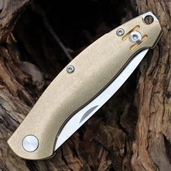 GiantMouse ACE Farley Slipjoint - Brass (2.8" M390 Satin) -Knives Sales Farley Brass.3 35418.1645648337