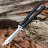 Flytanium Talisong Z Balisong - Blk Alum (4.5" AEB-L SW) FLY-824 -Knives Sales Flytanium Butterfly.1 45889.1649858940