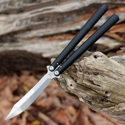 Flytanium Talisong Z Balisong - Blk Alum (4.5" AEB-L SW) FLY-824