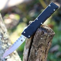 CobraTec Gentlemen's OTF Automatic - Black Alum. (2.8" 154CM Satin) GENTBLKCM154DNS