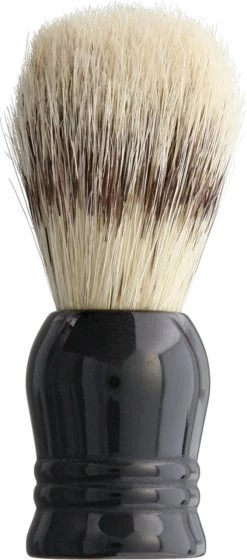 Garos Goods Shaving Brush - Black Resin Boar Bristles