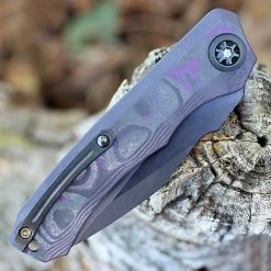 Heretic Wraith V.2 Auto - Purple CF/ Ti (3.6" Elmax Blk) H000-6A-PUCF -Knives Sales H000 6A PUCF.3 63354.1649684145