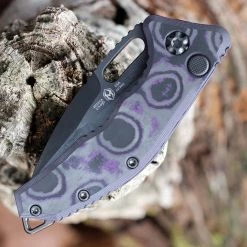 Heretic Medusa Auto - Purp Camo CF (3" Elmax Blk DLC) H011-6A-PUCF -Knives Sales H011 6A PUCF.1 07823.1646754761