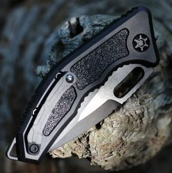 Heretic Medusa Auto -Blk Alum. (3" Elmax Blk DLC ) H011-6A-T -Knives Sales H011 6A T.2 62321.1657133064