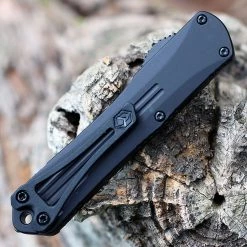 Heretic Manticore S OTF Auto - Blk Alum. (2.6" Two Tone Blk) H025-10A -Knives Sales H025 10A.2 65573.1659210216