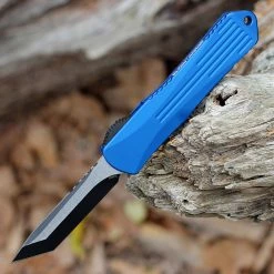 Heretic Manticore E OTF Auto - Blue Alum. (3.2" Elmax Blk) H027-10A-BLU