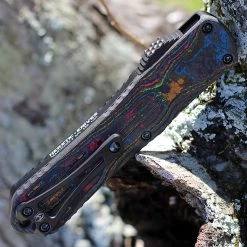 Heretic Manticore E OTF Auto - Awesome 80's CF / Blk Alum. (3.2" Elmax DLC) H027-6A-CF80's -Knives Sales H027 6A CF80s.2 42302.1659301652