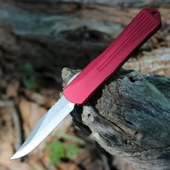 Heretic Manticore X OTF Automatic Red Alum (3.75" Elmax SW) H030B-2A-RED