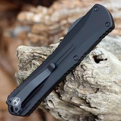 Heretic Manticore X OTF Auto - Blk Alum. (3.7" Elmax Blk) H031-10A-T -Knives Sales H031 10A T.2 93782.1659296914