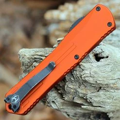 Heretic Manticore X OTF Auto - ORG Alum. (3.7" Black BW) H031-8A-ORG -Knives Sales H031 8A ORG.2 60510.1648153115