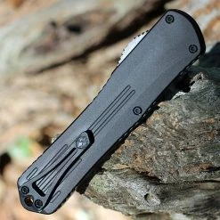 Heretic Manticore X OTF - Blk Alum. (3.7" Two-tone Double Edge) H032-10A -Knives Sales H032 10A.2 74192.1657133719