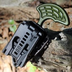 Heretic Sleight Push Dagger - Green Alum. (2.8" CPM-20CV SW) H050-2C-GRN -Knives Sales H050 2C GRN.3 75399.1659985410