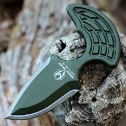 Heretic Sleight Push Dagger - Green Alum. (2.8" CPM-20CV) H050-5A-GRN