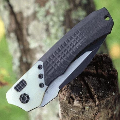 Heretic Wraith V.2 Auto - CF / Jade - (H100-8A-JADE) -Knives Sales H100 8A JADE.3 40809.1626804191