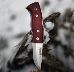 Helle Raud M Folding Knife - Red Oiled Birch (2.7" 12C27 SS) 654