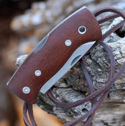 Helle Kletten Folder - Kebony Wood (2.16" Triple Laminated SS) 662K -Knives Sales HE662K.1 87755.1647612596