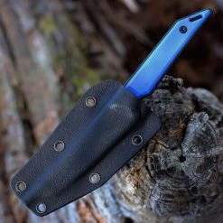 Jake Hoback Goliath Fixed Blade - Blue G10 (3.25" CPM 20CV Blk) Black Kydex -Knives Sales HOB020BB.2 76302.1647030224