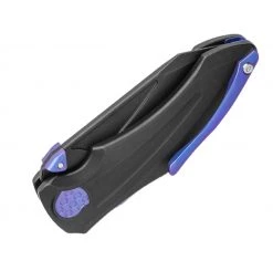 Jake Hoback Sumo Button Lock - Blk/Purple Ti (3.25" Blk CPM-20CV) -Knives Sales HOB021BP 2 23985.1641830094