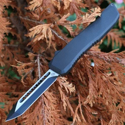 EOS Harpoon OTF Automatic - Blk Alum. (3.75" CPM 20CV Blk Tanto) HAR-06