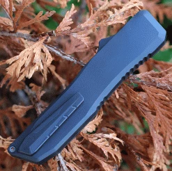 EOS Harpoon OTF Automatic - Blk Alum. (3.75" CPM 20CV Blk Tanto) HAR-06 -Knives Sales Harpoon Black Tanto.2 30248.1633445639