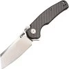 CJRB Cutlery Crag Recoil-lock J1904R-CF, 3.3" D2 Stonewash Plain Blade, Carbon Fiber Handle -Knives Sales J1904RCF 43301.1618423362